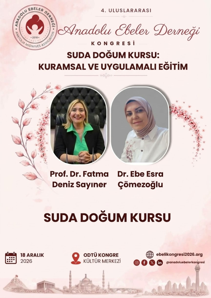 Suda Doğum Kursu Afişi